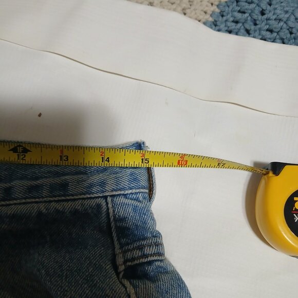 Vintage 90s Marithe Francois Girbaud Jeans Faded Blue 29 Reg Inseam Loose Y2K - Picture 10 of 11